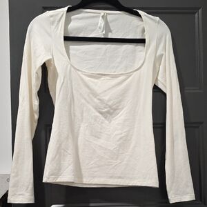 Skims Cotton Jersey Square Neck